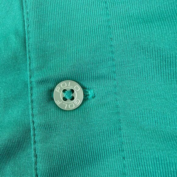 Polo Golf Ralph Lauren Teal Performance Pima Cotton Polo Shirt S/S Stretch Sz M - Picture 7 of 10